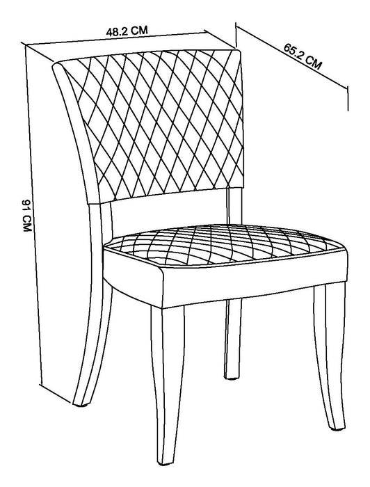 Logan Rustic Oak Upholstered Chair