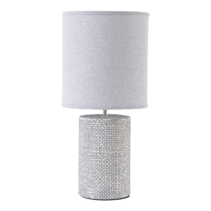 Libra Interiors Small Textured Porcelain Table Lamp