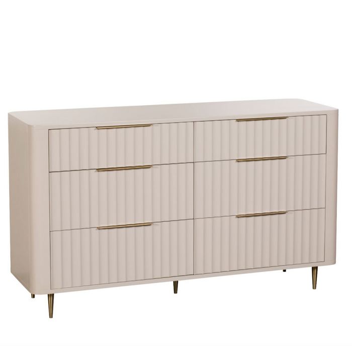 LILY 6 DRAWER WIDE CHEST