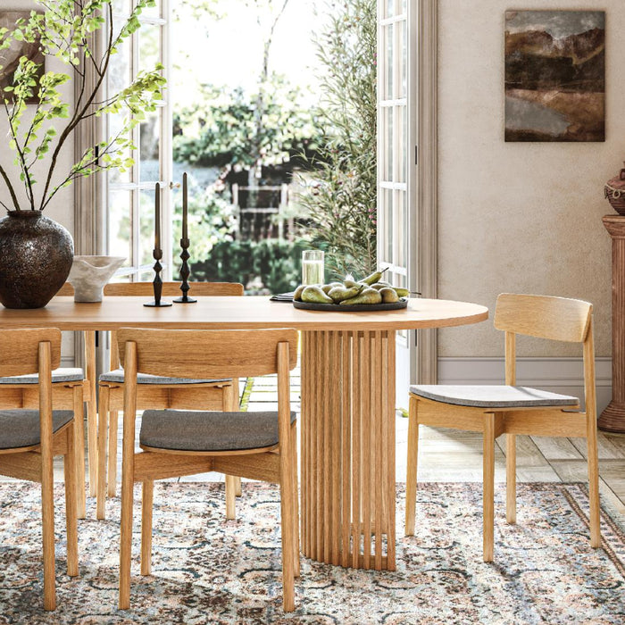 Soho Oak Oval Dining Table