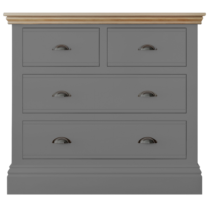 New England Painted 2 + 2 Drawer Chest Large