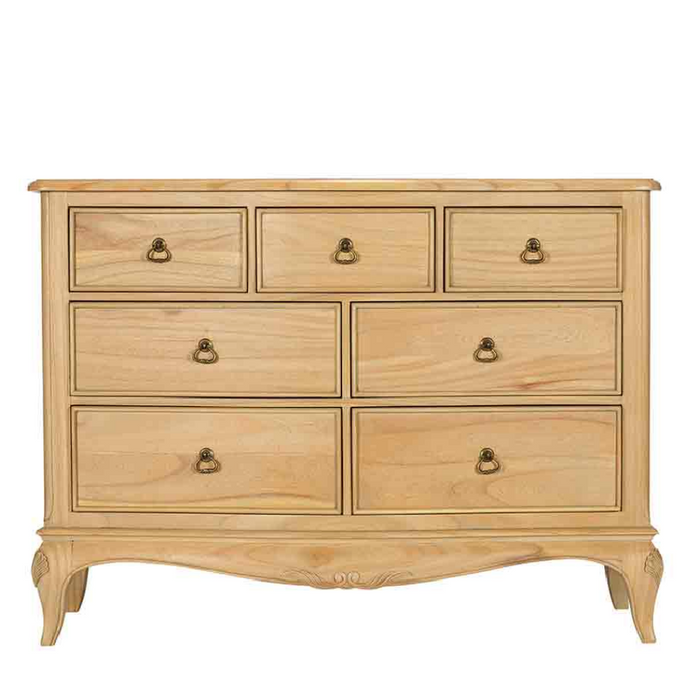Limoges Low Wide 7 Drawer Chest of Drawers