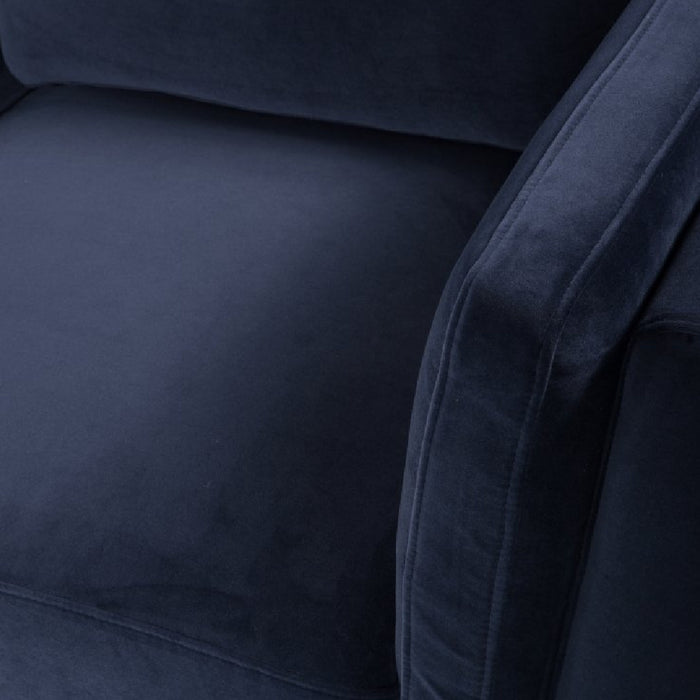 Mickey 3 Seat Sofa Midnight Blue Velvet