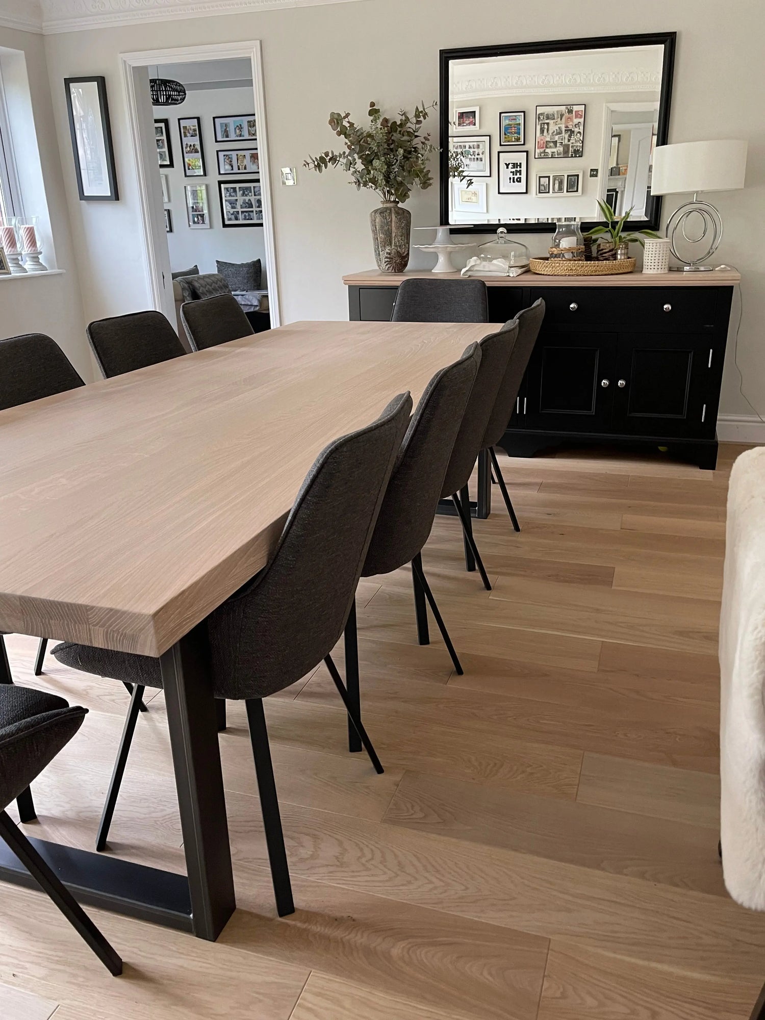 Kristensen stone oak table
