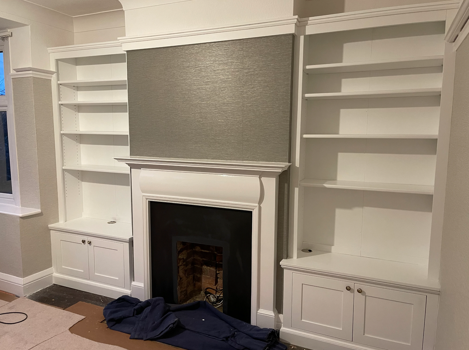 Fitted bookcases