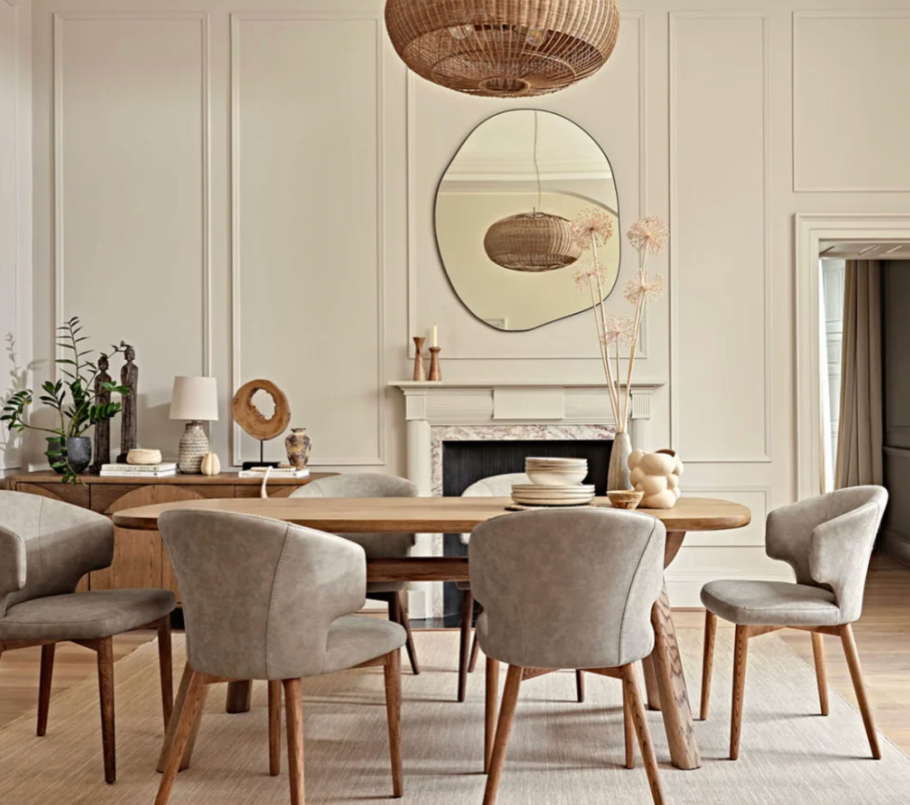 Austin Warm Oak Living /Dining Collection