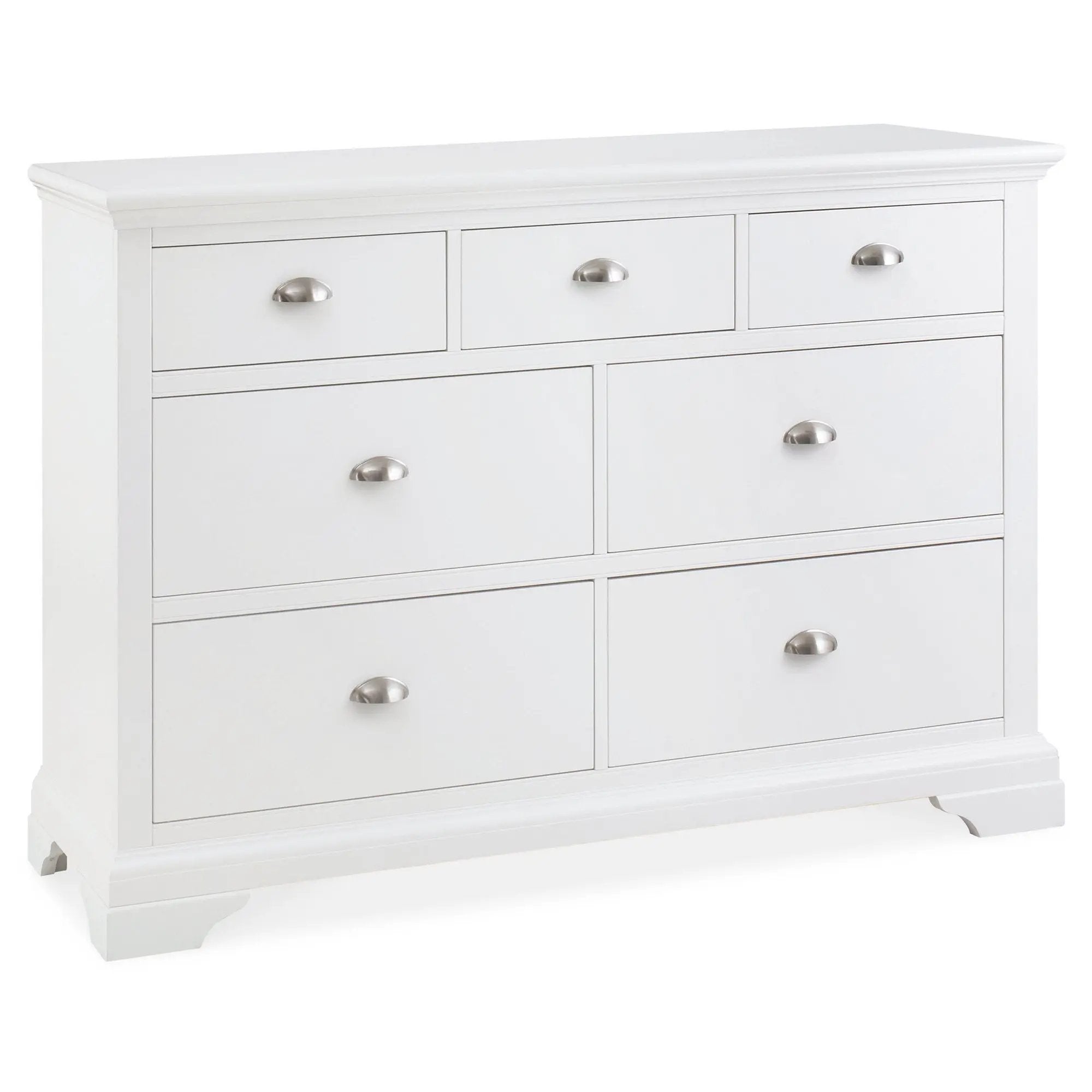 Hampstead White 3+4 Drawer Chest
