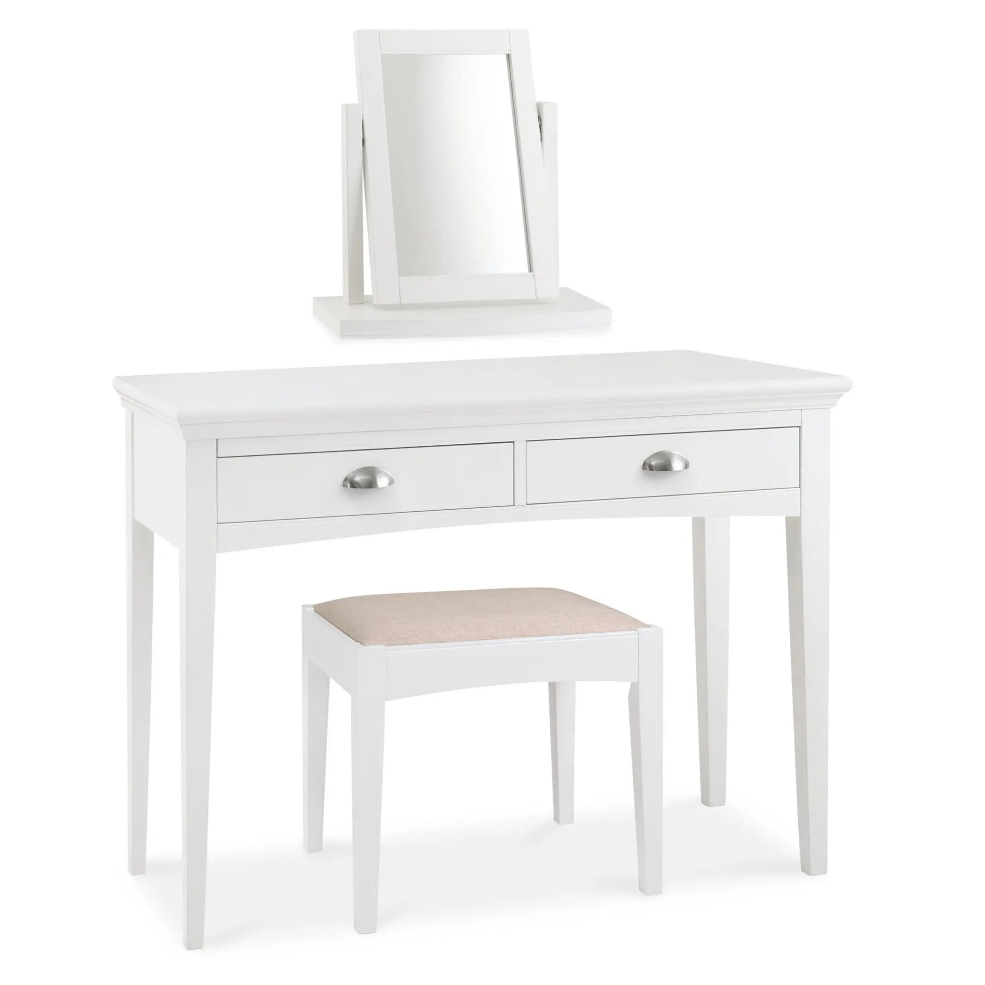 Hampstead White Dressing table Set