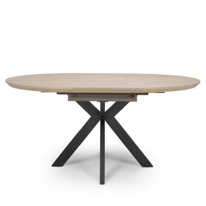 MANHATTAN  EXTENDING ROUND DINING TABLE With Smart tops