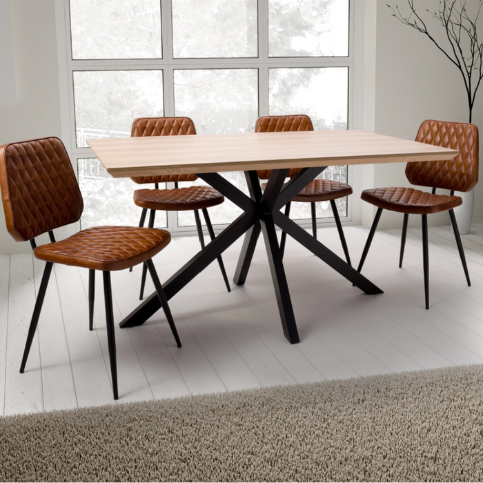 Manhattan 1400mm  Dining Table with Smart tops