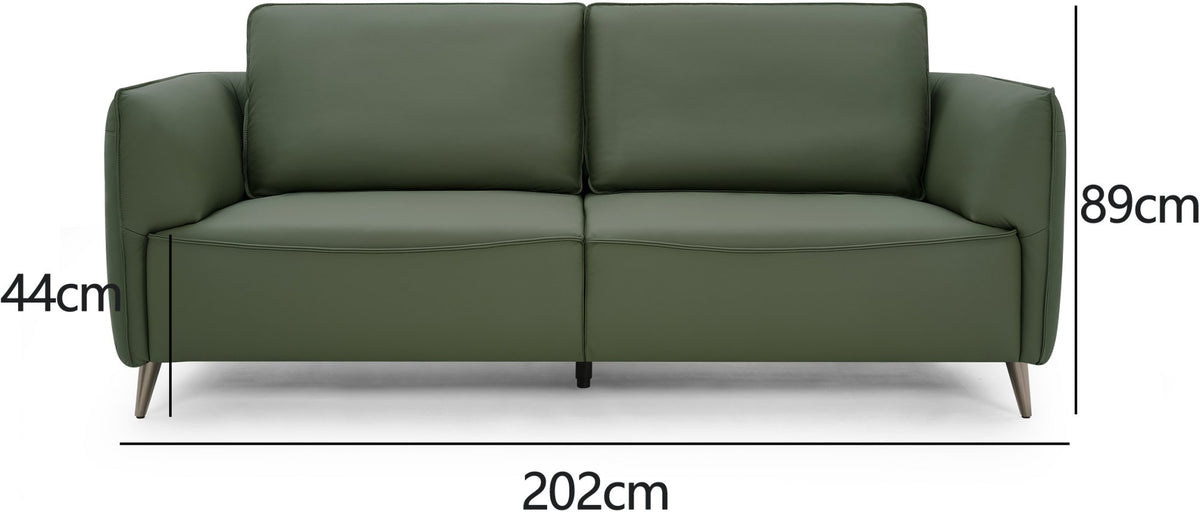 Atlas - 3 Seater Sofa in Green