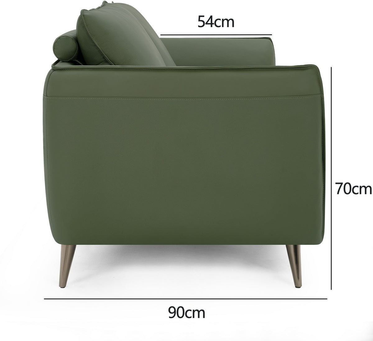 Atlas - 3 Seater Sofa in Green