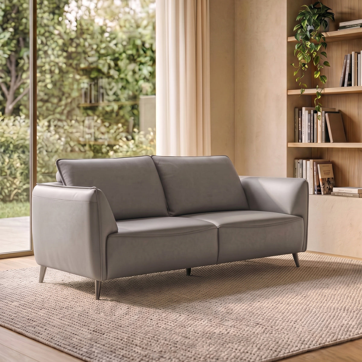 Atlas - 3 Seater Sofa in Light Grey