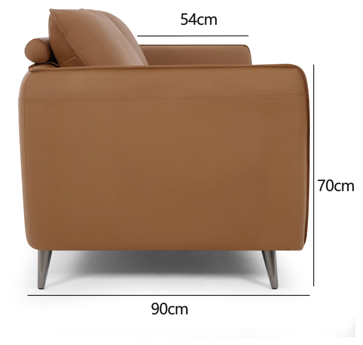 Atlas - 3 Seater Sofa in Tan