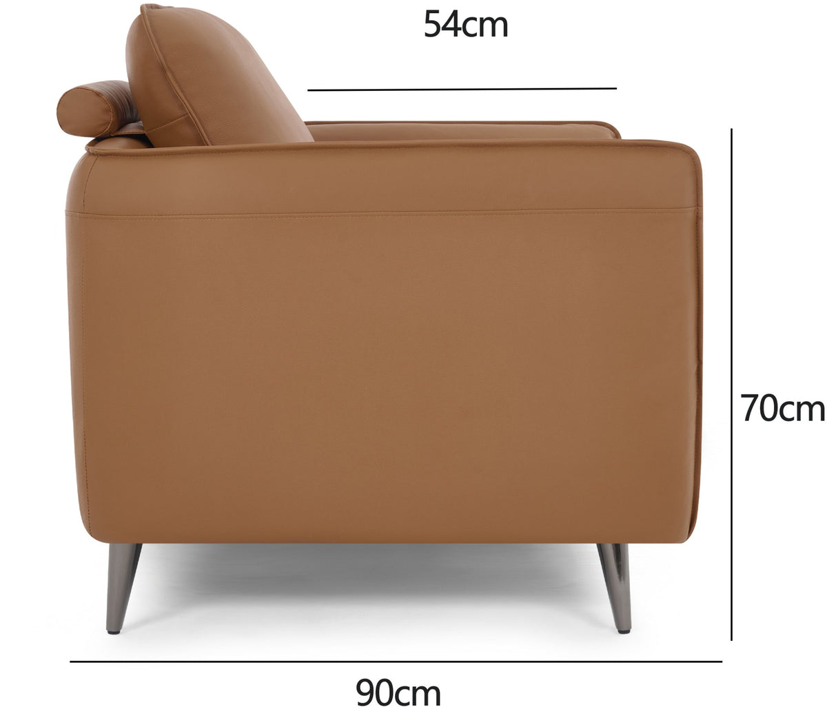 Atlas - Armchair in Tan !! New In !!