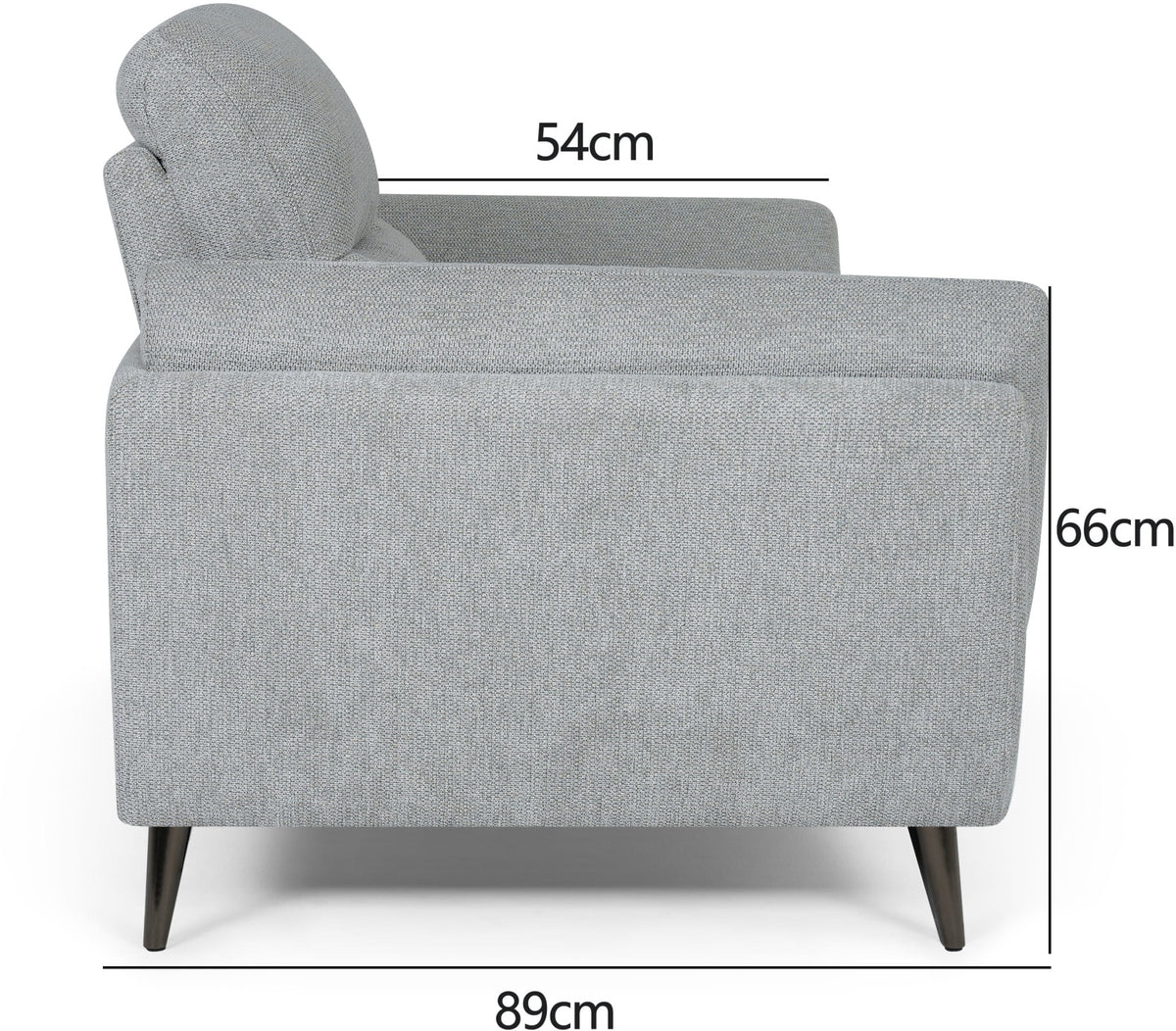 Mara - 2 Seater Sofa in Light Grey