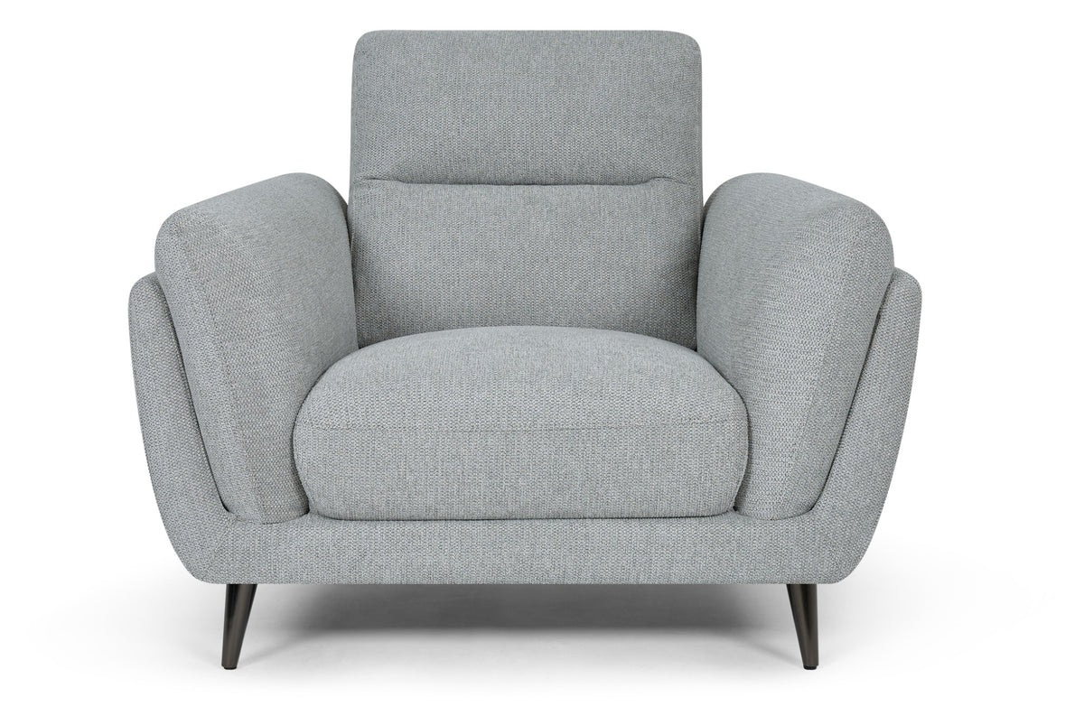 Mara - Armchair in Light Grey