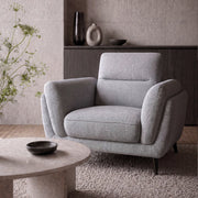 Mara - Armchair in Light Grey