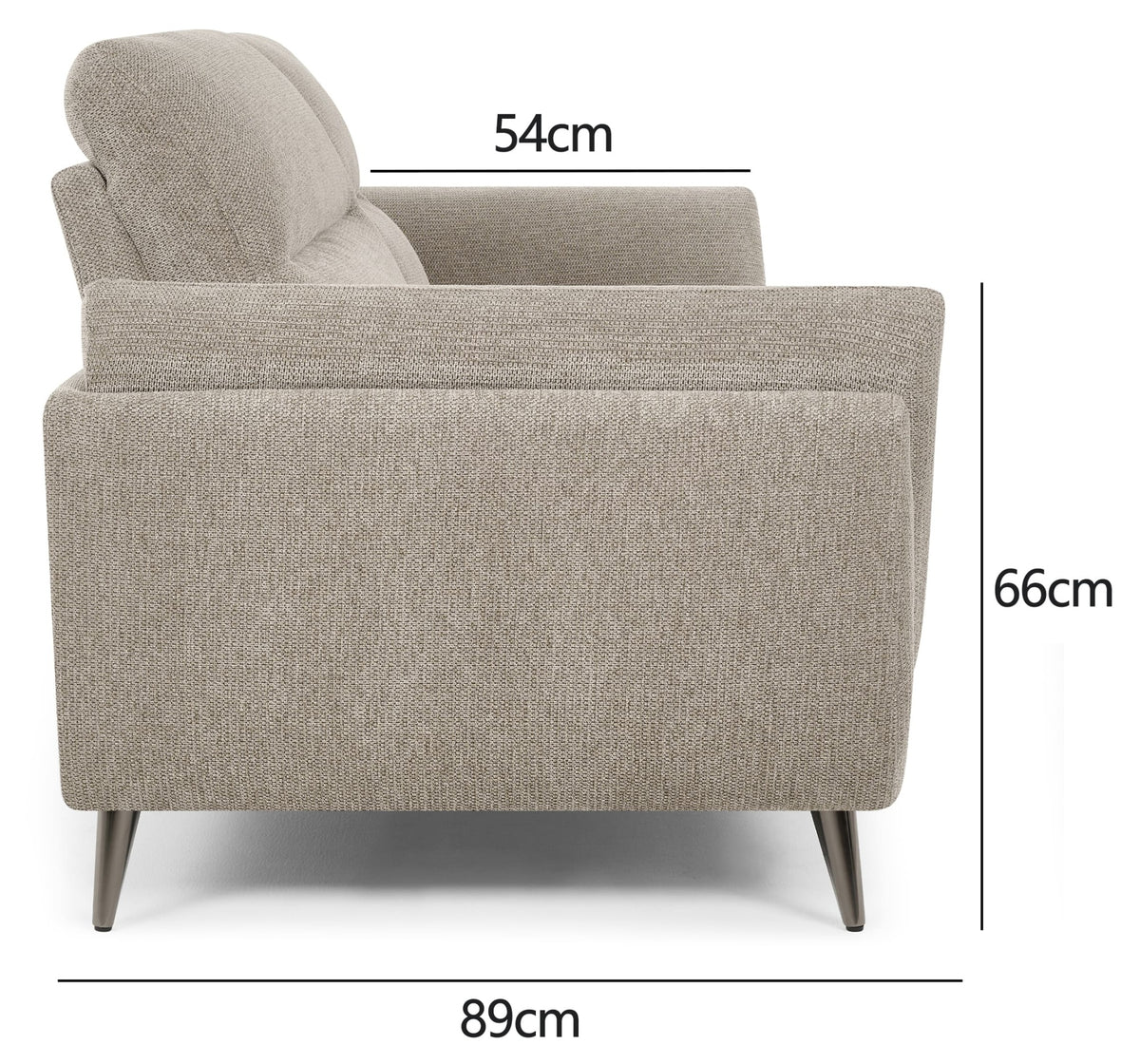 Mara - 3 Seater Sofa in Oatmeal