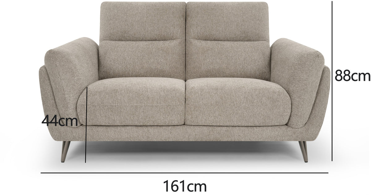 Mara - 2 Seater Sofa in Oatmeal