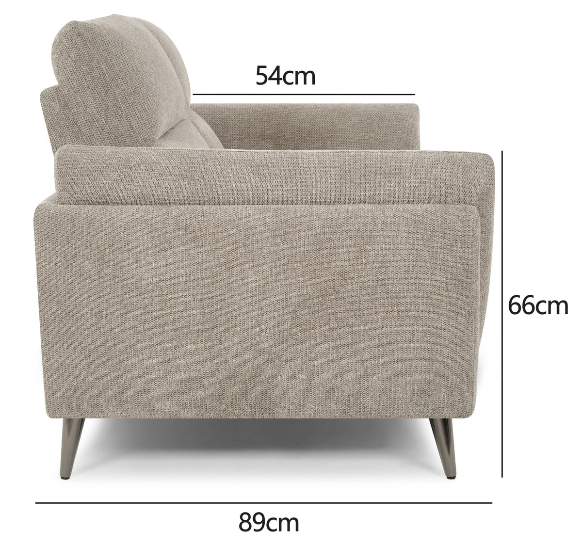 Mara - Armchair in Oatmeal