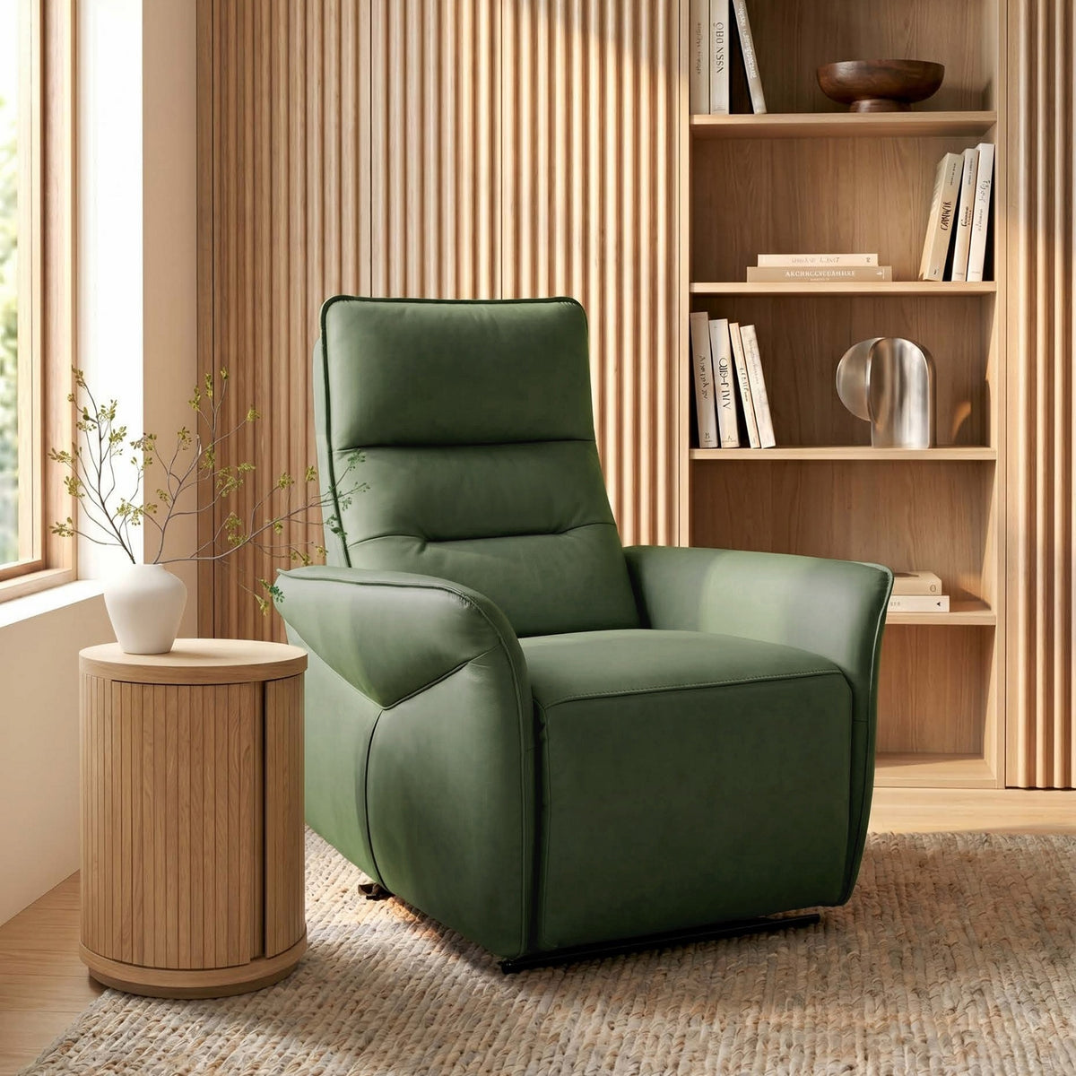 Enzo - Power Recliner Armchair in Green !! New In !!