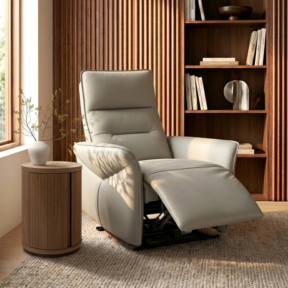 Enzo - Power Recliner Armchair in Grey !! New In !!