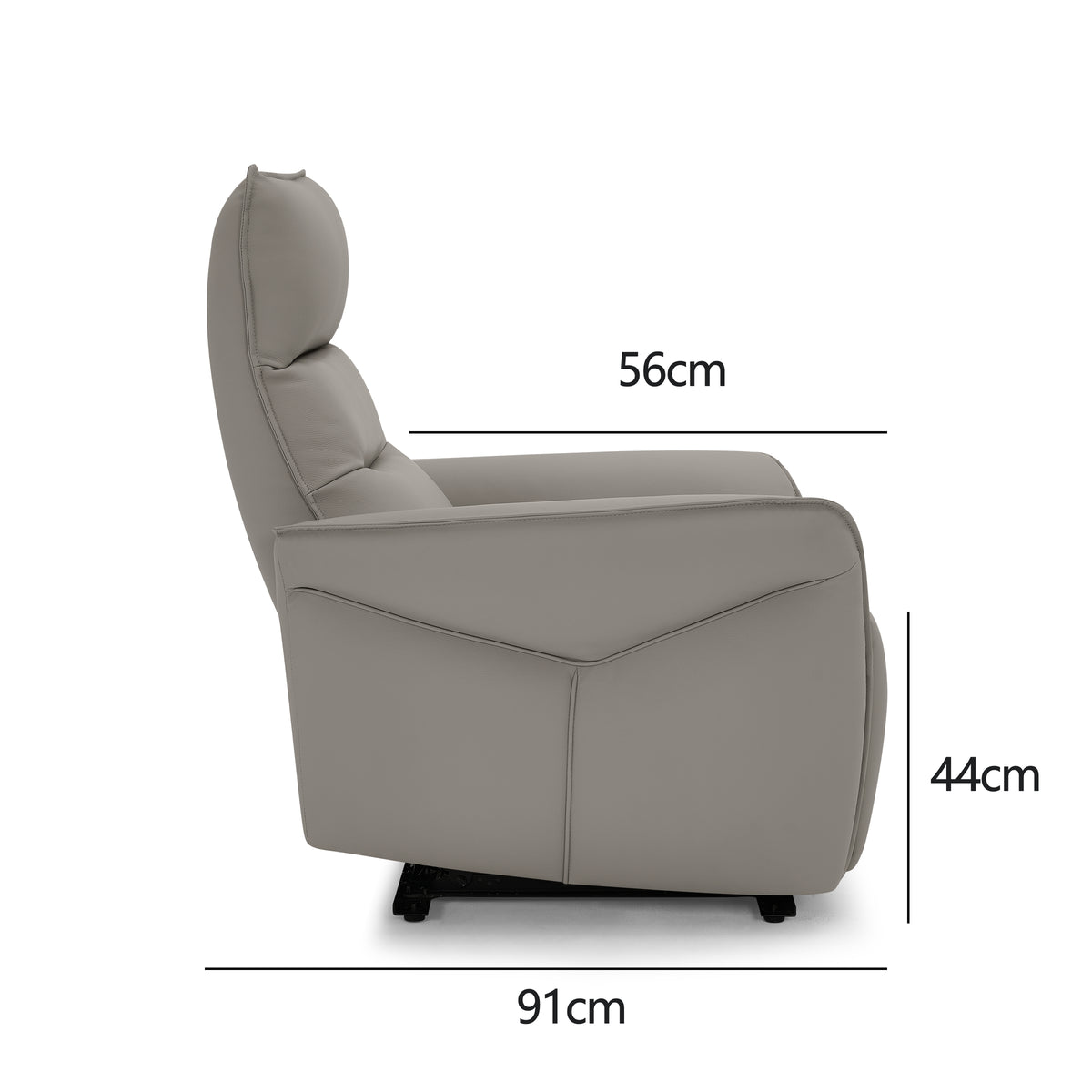 Enzo - Power Recliner Armchair in Grey !! New In !!