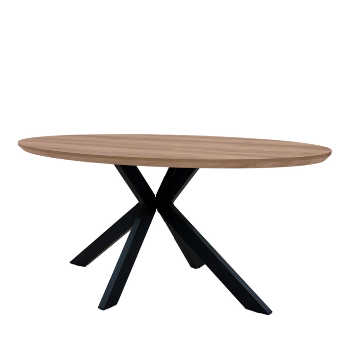 Manhattan 1800mm Oval Dining Table with Smart tops