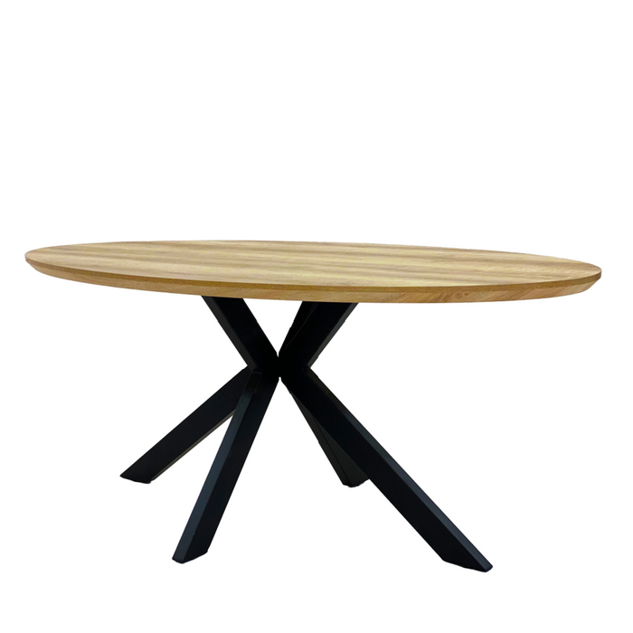 Manhattan 1800mm Oval Dining Table with Smart tops