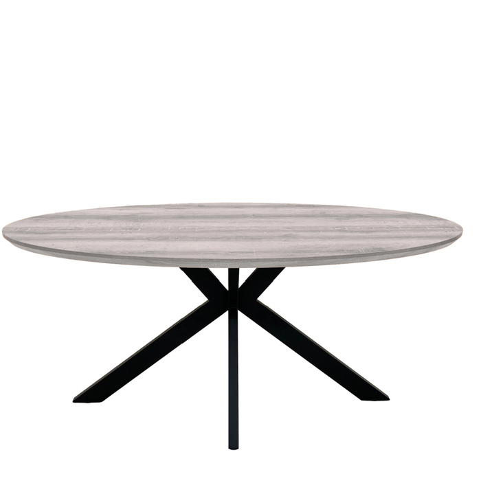 Manhattan 1800mm Oval Dining Table with Smart tops