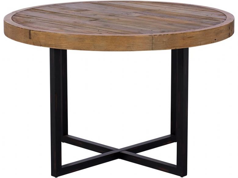 Nixon  120cm Reclaimed Round Dining Table