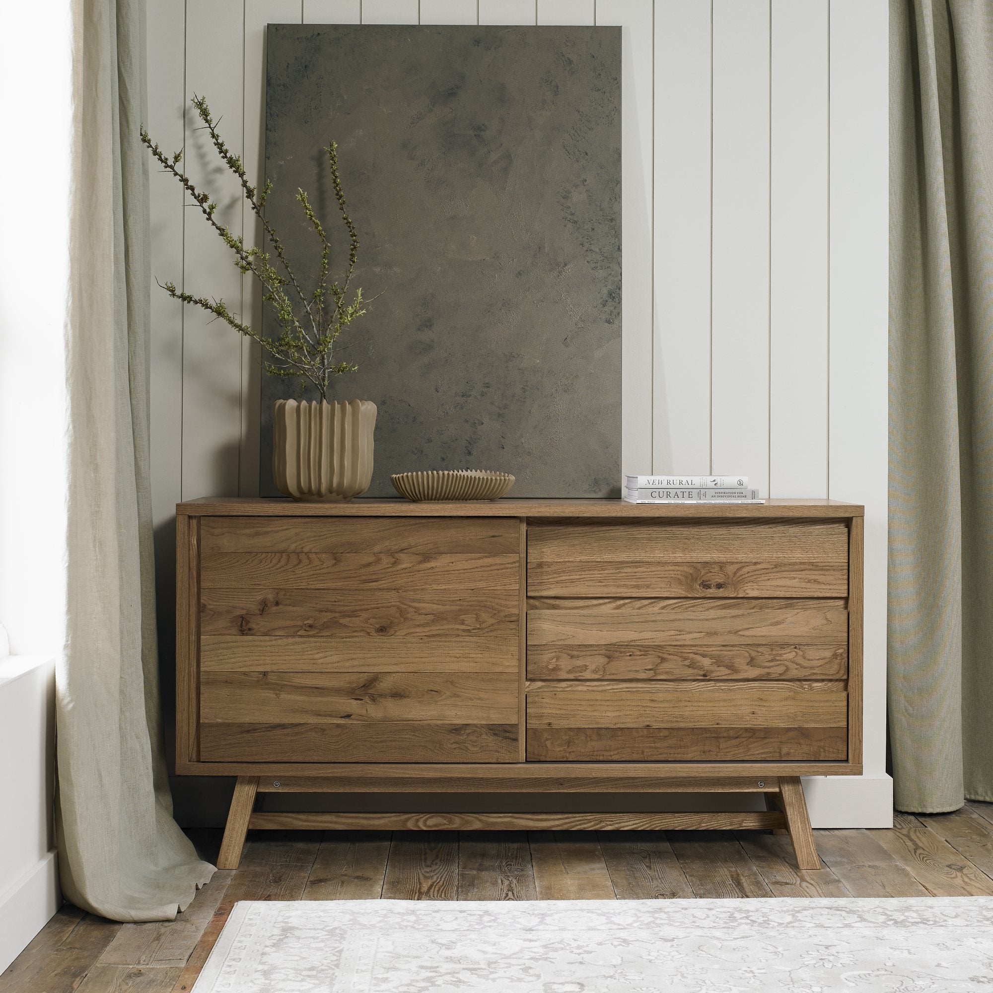 Camden Oak Wide Sideboard