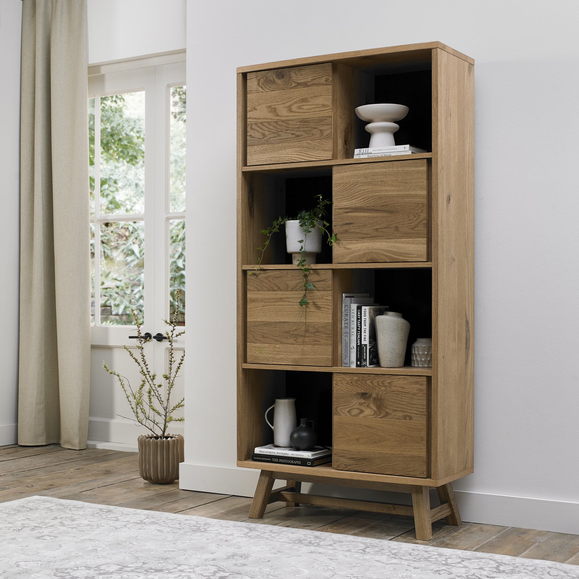 Camden Oak Display Cabinet