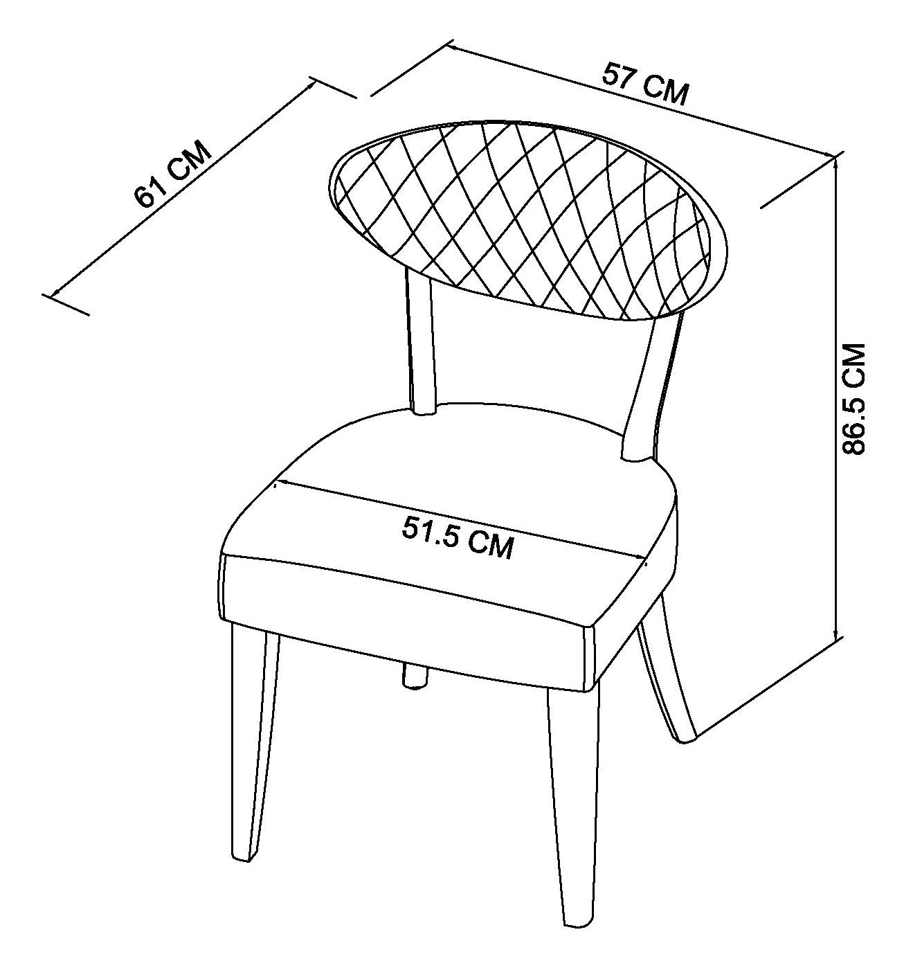Ellipse Rustic Oak Upholstered Chair