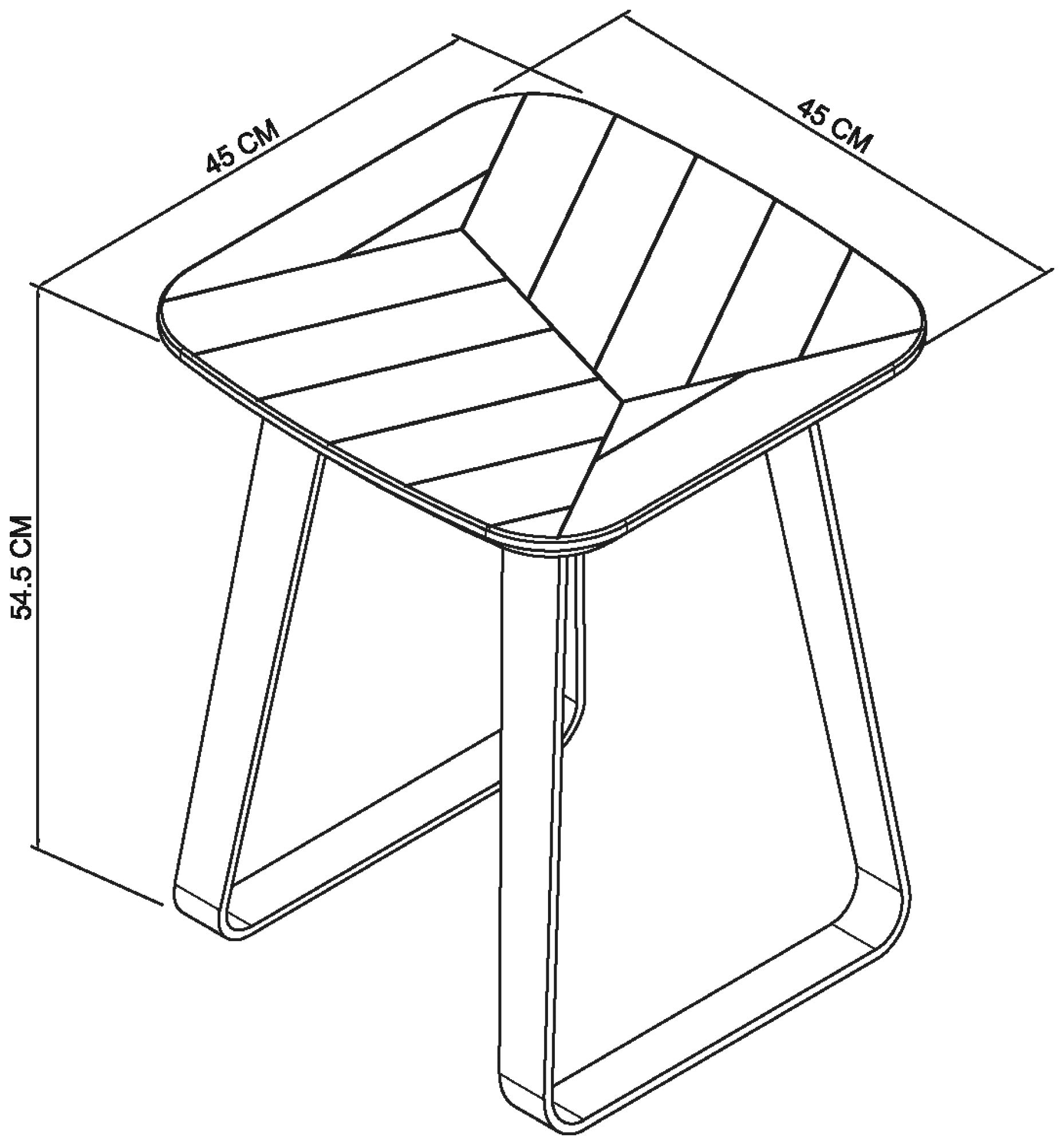 Emerson Rustic Oak & Peppercorn Square Lamp Table
