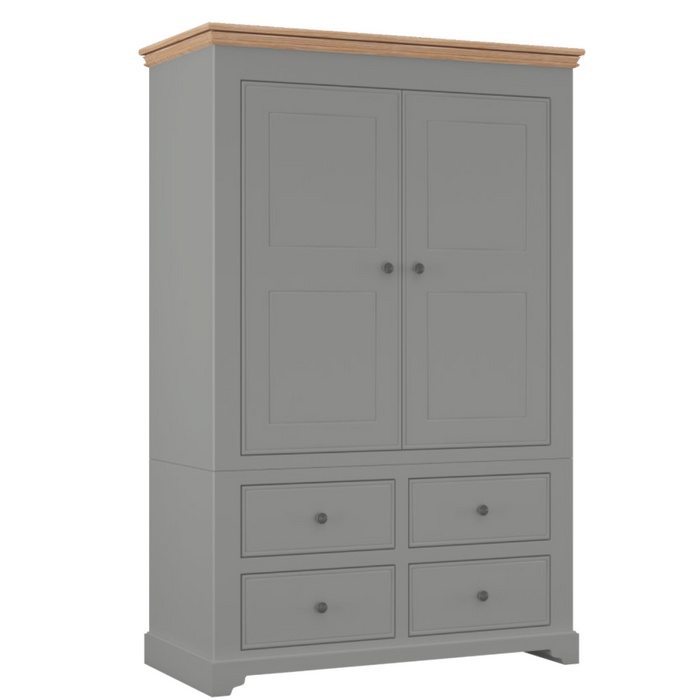 Inspiration Painted 2 Door/4 Drawer Wardrobe