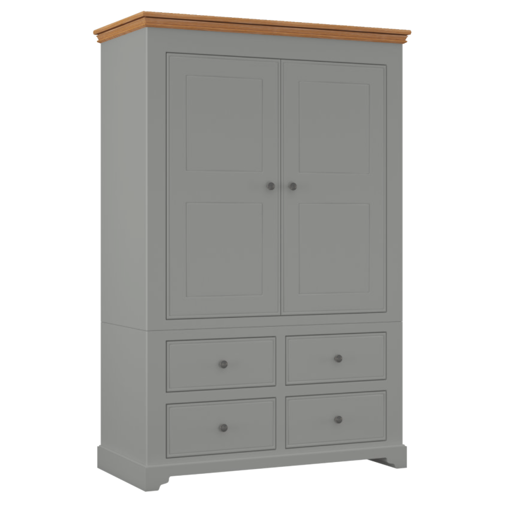 Inspiration Painted 2 Door/4 Drawer Wardrobe