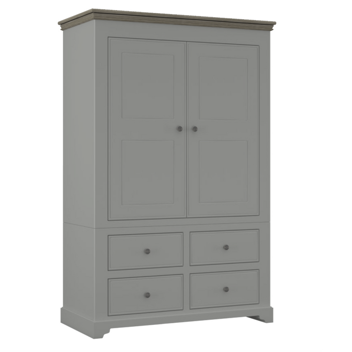 Inspiration Painted 2 Door/4 Drawer Wardrobe