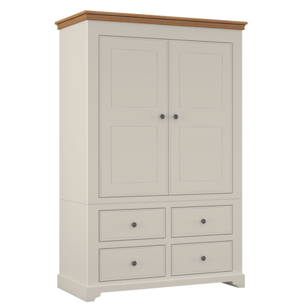 Inspiration Painted 2 Door/4 Drawer Wardrobe