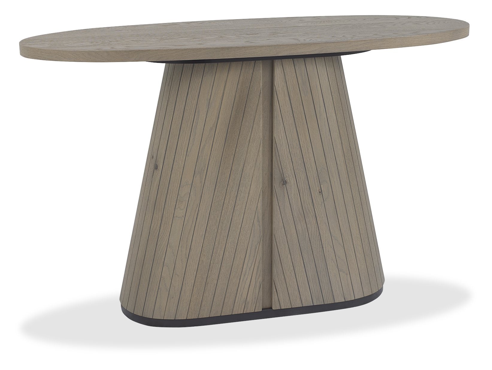 Vega Grey Oiled Oak & Peppercorn Cosole table