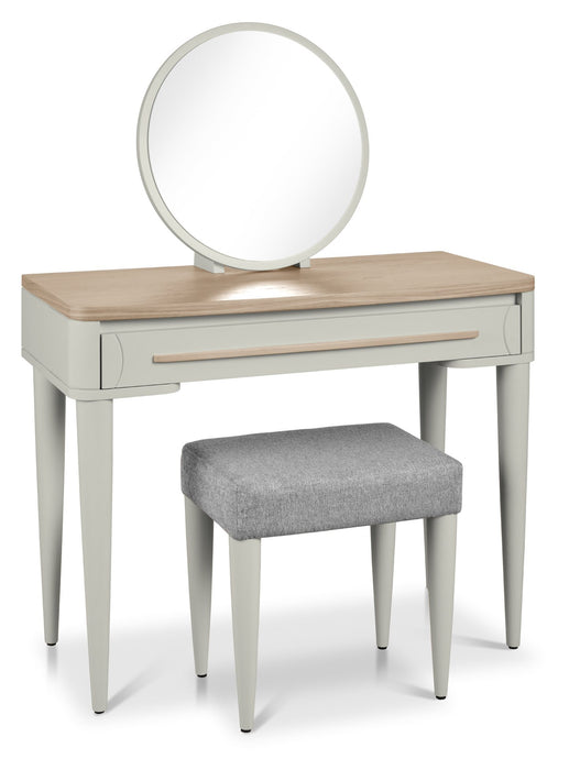 Larsen Scandi Oak & Soft Grey Dressing Table Set New!!