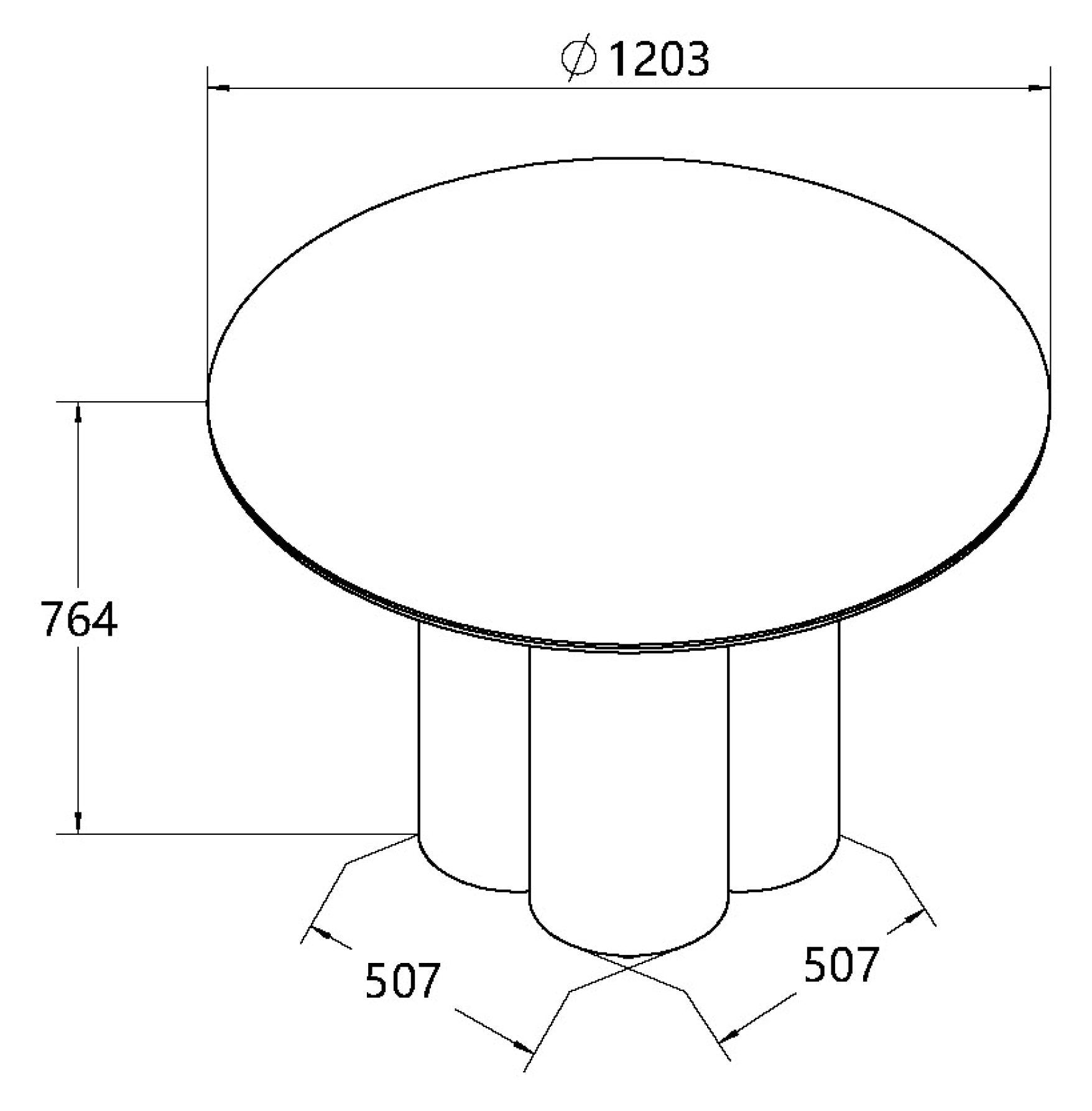 Warren Matt White Sintered Stone 4 Seater Table with Oak Veneer Pedestal