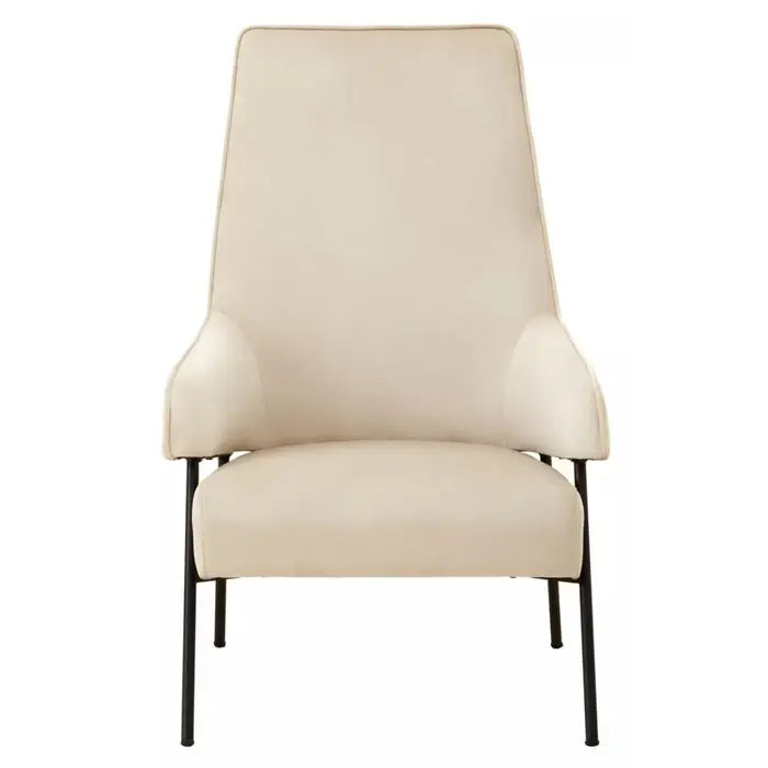 Henia Cream Velvet Chair