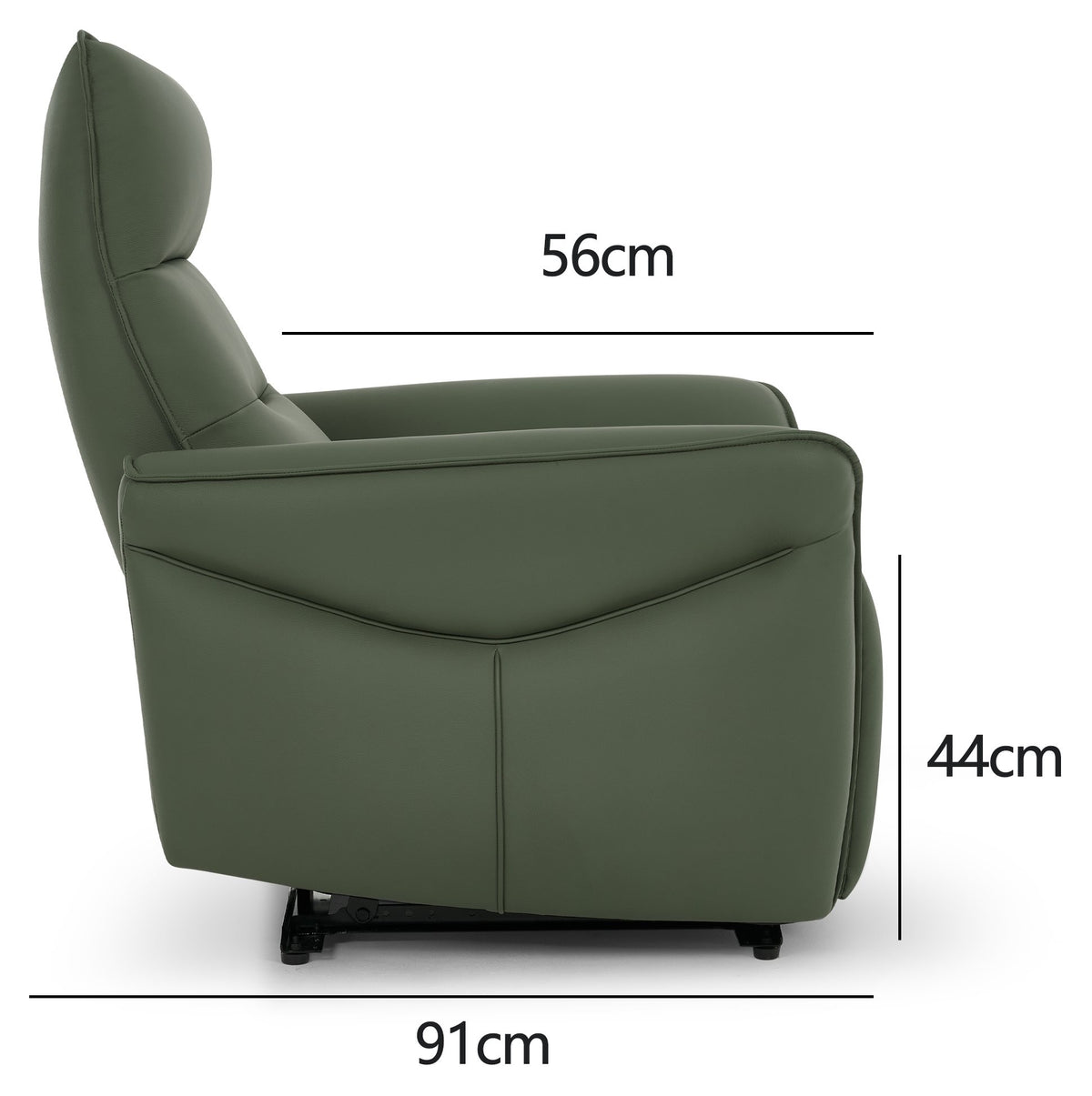 Enzo - Power Recliner Armchair in Green !! New In !!
