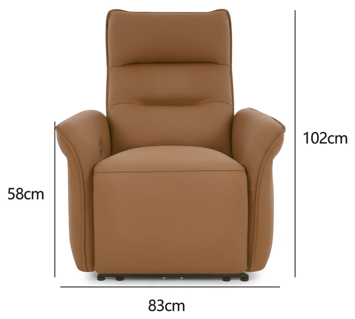 Enzo - Power Recliner Armchair in Tan !!New In !!