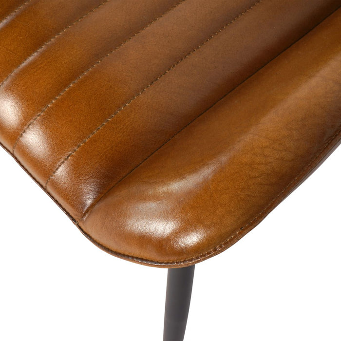 Pembroke Leather Dining Chairs in Tan