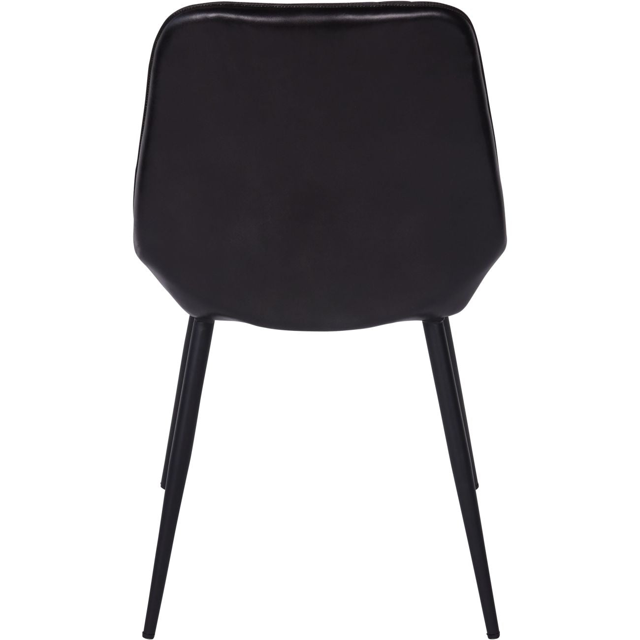 Pembroke Leather Dining Chairs in Charcoal