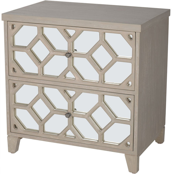 Campbell 2 Drawer Side Table