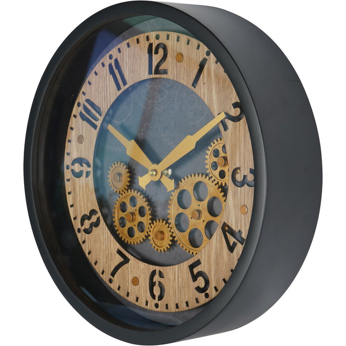 Palladium Mini Dials Clock Black 32.8cm